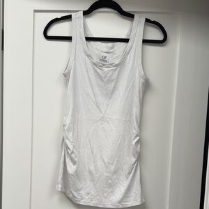 GAP Maternity Women's White Tank Top